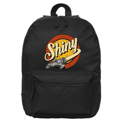 Vintage Shiny Since 2002 Firefly Serenity 16 in Basic Backpack