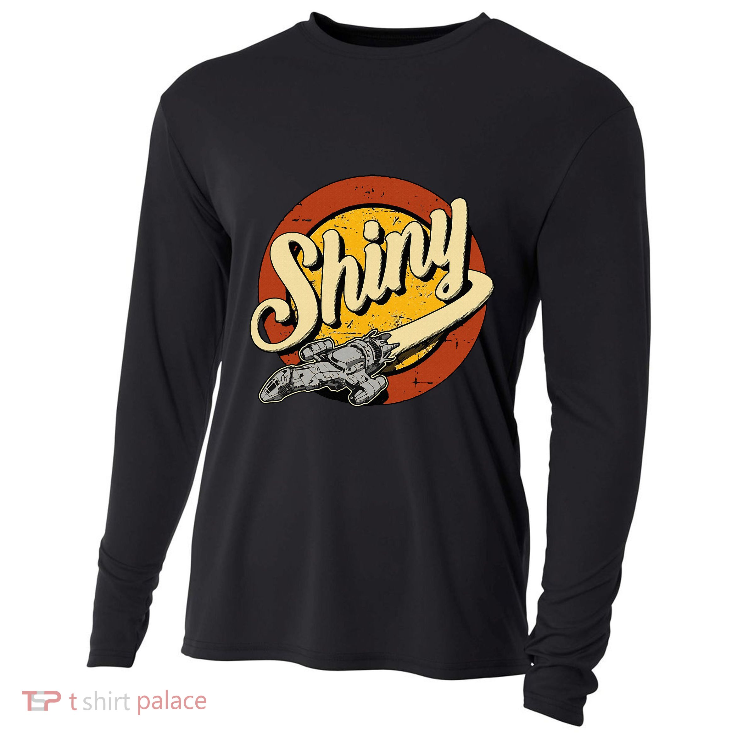 Vintage Shiny Since 2002 Firefly Serenity Cooling Performance Long Sleeve Crew
