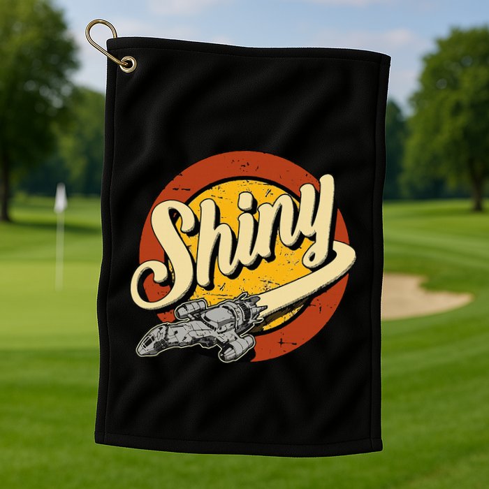 Vintage Shiny Since 2002 Firefly Serenity Golf Towel