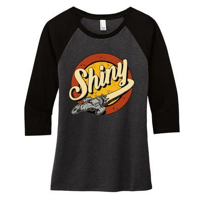 Vintage Shiny Since 2002 Firefly Serenity Women's Tri-Blend 3/4-Sleeve Raglan Shirt