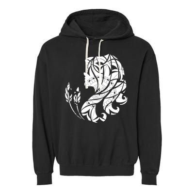 Virgo Symbol Star Sign Horoscope Zodiac Virgo Funny Gift Garment-Dyed Fleece Hoodie