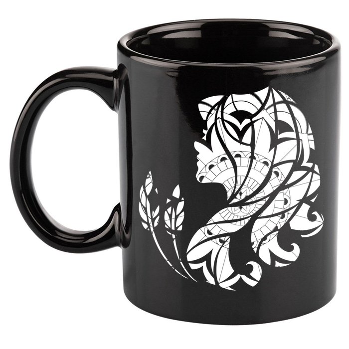 Virgo Symbol Star Sign Horoscope Zodiac Virgo Funny Gift 11oz C Handle Ceramic Mug