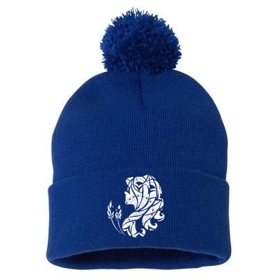 Virgo Symbol Star Sign Horoscope Zodiac Virgo Funny Gift Pom Pom 12in Knit Beanie