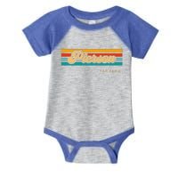 Vintage Sunset Stripes Pierson Florida Infant Baby Jersey Bodysuit