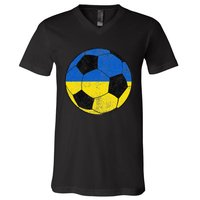 Vintage Soccer Soccer Jersey Ukraine V-Neck T-Shirt