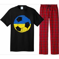 Vintage Soccer Soccer Jersey Ukraine Pajama Set