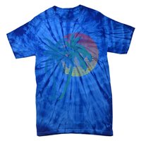 Vintage Sunset Sunrise Palms Vacay Summer Vacation Vibes Tee Funny Gift Tie-Dye T-Shirt