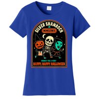 Vintage Silver Shamrock Novelties Happy Happy Halloween Women's T-Shirt