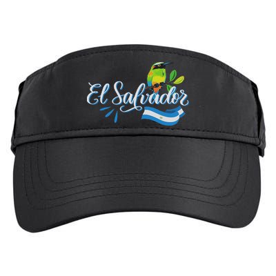 Vos Solo Sos Paja Salvadoran Slang El Salvador Flag Torogoz Adult Drive Performance Visor