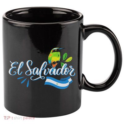 Vos Solo Sos Paja Salvadoran Slang El Salvador Flag Torogoz 11oz C Handle Ceramic Mug