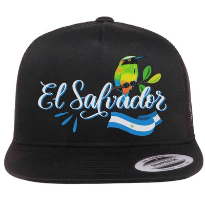 Vos Solo Sos Paja Salvadoran Slang El Salvador Flag Torogoz Flatbill Hat