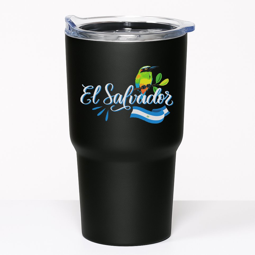 Vos Solo Sos Paja Salvadoran Slang El Salvador Flag Torogoz Tumbler