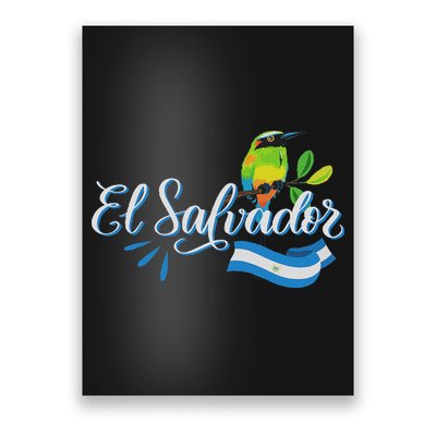 Vos Solo Sos Paja Salvadoran Slang El Salvador Flag Torogoz Poster