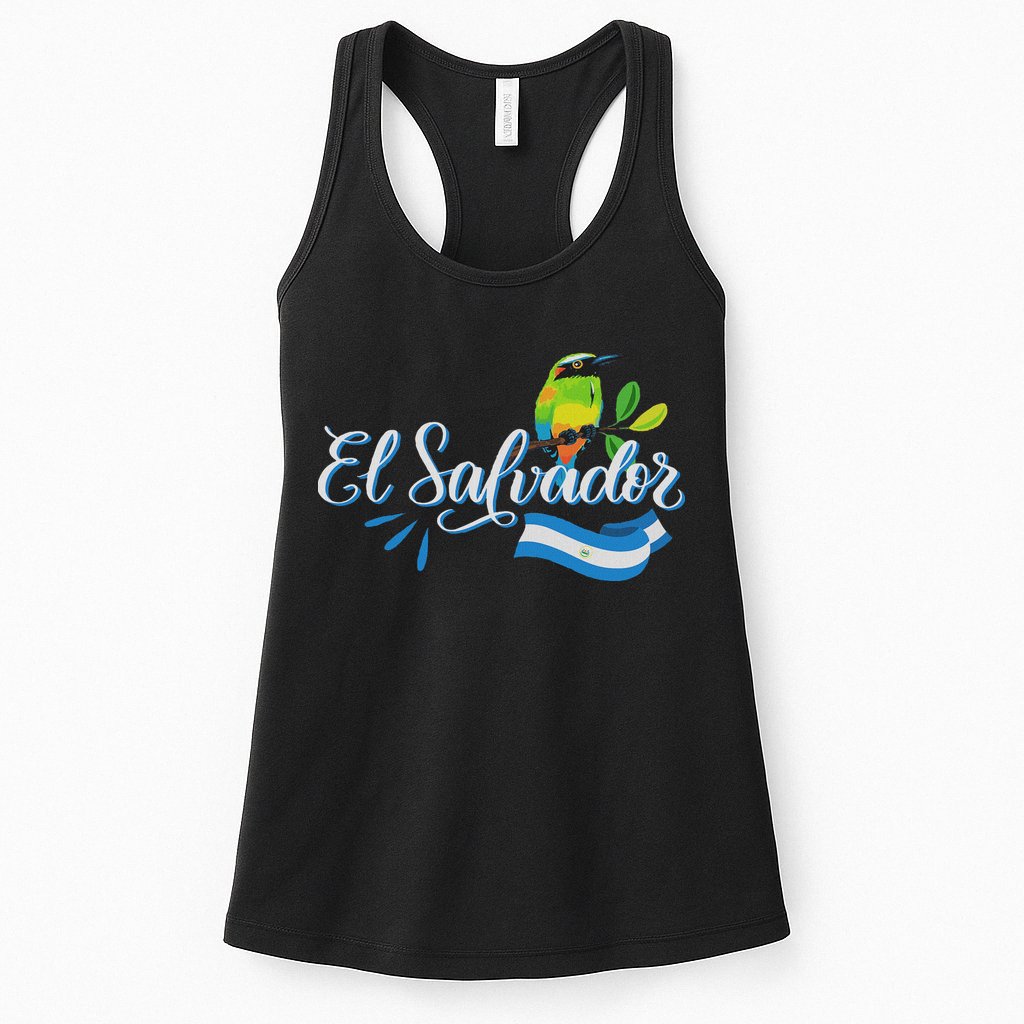 Vos Solo Sos Paja Salvadoran Slang El Salvador Flag Torogoz Womens Tank Top