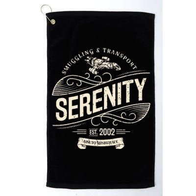 Vintage Serenity Smuggling And Transport Firefly Platinum Collection Golf Towel