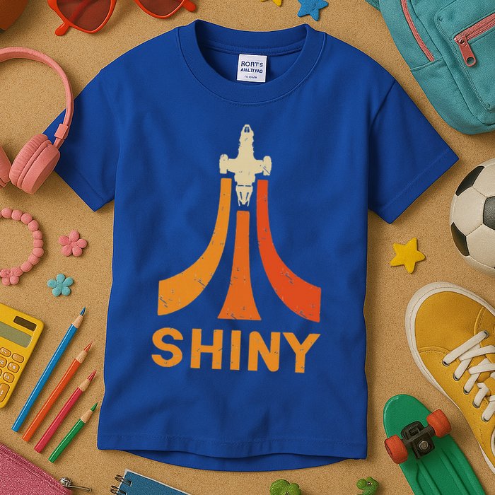 Vintage Shiny Since 2002 Firefly Serenity Kids T-Shirt
