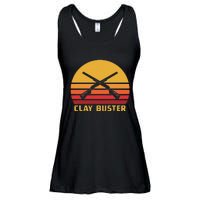 Vintage Skeet Shooting Clay Buster Shotgun Sport Ladies Essential Flowy Tank