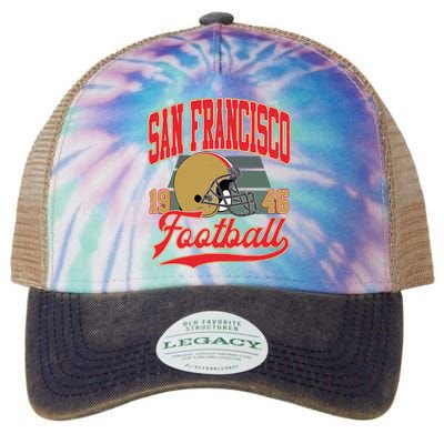 Vintage Style San Francisco Football Legacy Tie Dye Trucker Hat