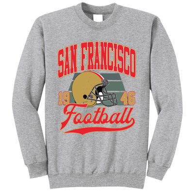 Vintage Style San Francisco Football Tall Sweatshirt