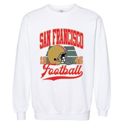 Vintage Style San Francisco Football Garment-Dyed Sweatshirt