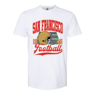 Vintage Style San Francisco Football Softstyle CVC T-Shirt