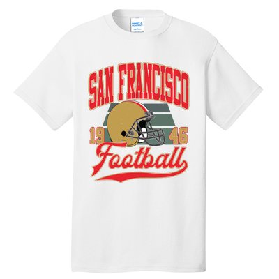 Vintage Style San Francisco Football Tall T-Shirt