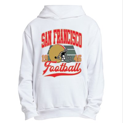 Vintage Style San Francisco Football Urban Pullover Hoodie