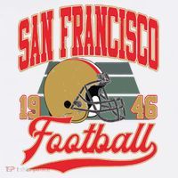 Vintage Style San Francisco Football Baby Bodysuit