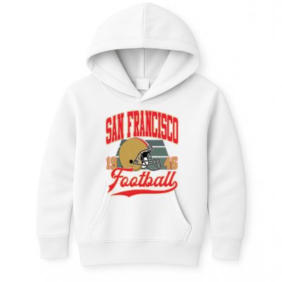 Vintage Style San Francisco Football Kids Hoodie