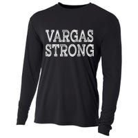 Vargas Strong Squad Family Reunion Last Name Team Custom Gift Cooling Performance Long Sleeve Crew