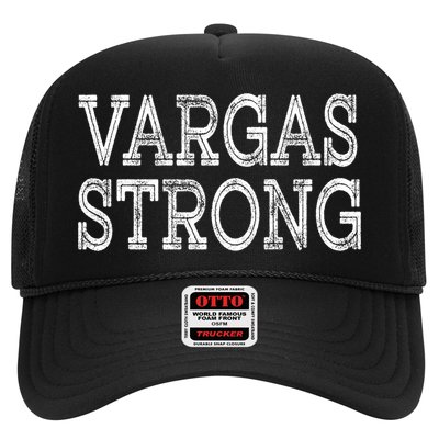 Vargas Strong Squad Family Reunion Last Name Team Custom Gift Trucker Hat