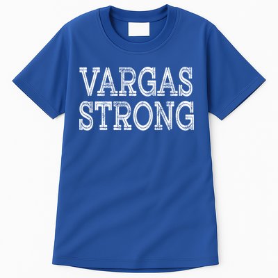 Vargas Strong Squad Family Reunion Last Name Team Custom Gift Tall T-Shirt