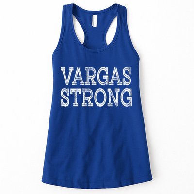 Vargas Strong Squad Family Reunion Last Name Team Custom Gift Womens Tank Top
