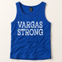 Vargas Strong Squad Family Reunion Last Name Team Custom Gift Tank Top