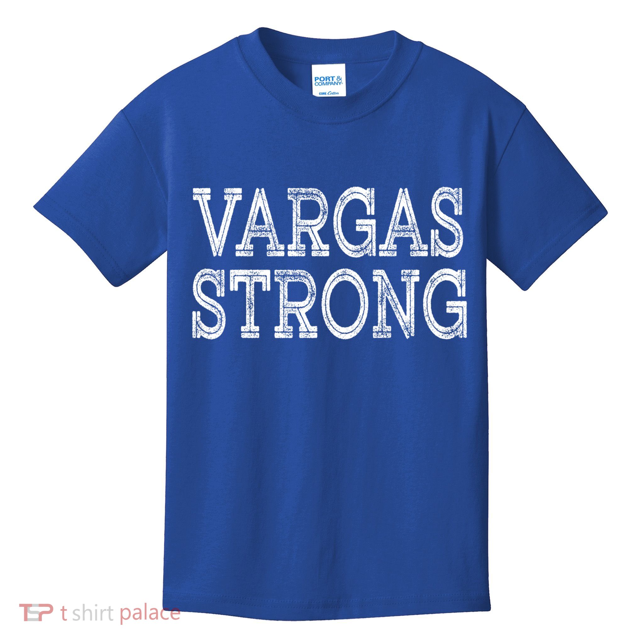 Vargas Strong Squad Family Reunion Last Name Team Custom Gift Kids T-Shirt