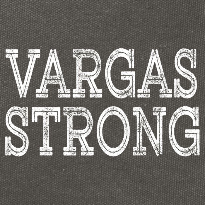 Vargas Strong Squad Family Reunion Last Name Team Custom Gift Cotton Canvas Backpack