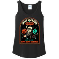 Vintage Silver Shamrock Novelties Happy Happy Halloween Ladies Essential Tank