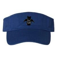 Vampurr Stay Spooky Cute Cat Funny Cat Black Funny Gift Valucap Bio-Washed Visor