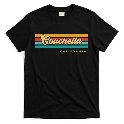 Vintage Sunset Stripes C.O.A.C.H.E.L.L.A California T-Shirt