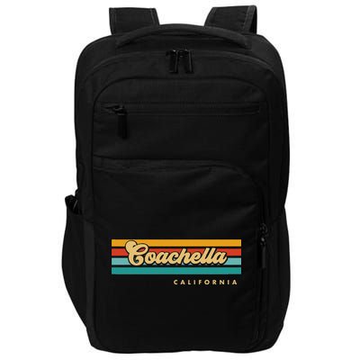 Vintage Sunset Stripes C.O.A.C.H.E.L.L.A California Impact Tech Backpack