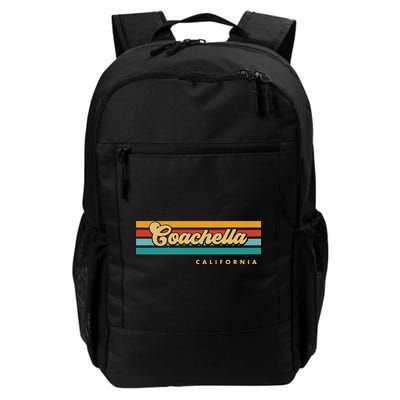 Vintage Sunset Stripes C.O.A.C.H.E.L.L.A California Backpack