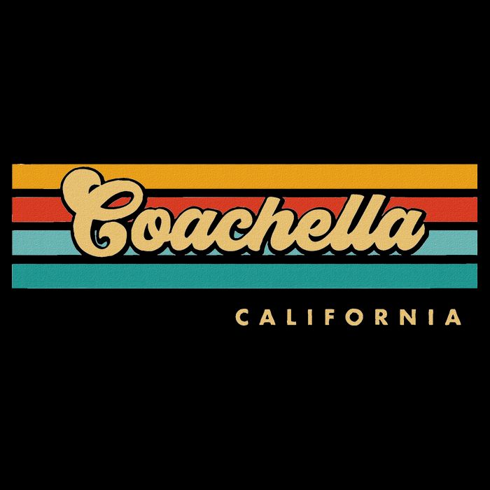Vintage Sunset Stripes C.O.A.C.H.E.L.L.A California Backpack