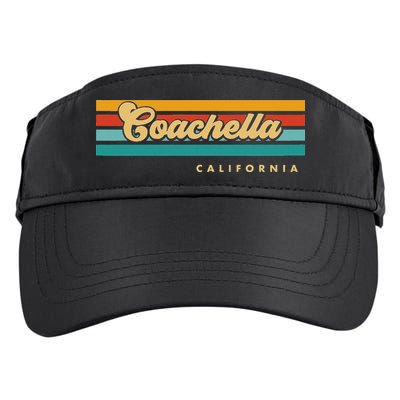Vintage Sunset Stripes C.O.A.C.H.E.L.L.A California Adult Drive Performance Visor