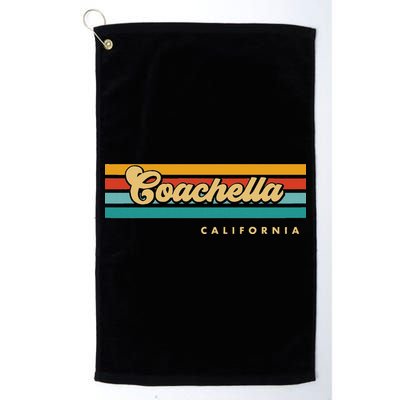Vintage Sunset Stripes C.O.A.C.H.E.L.L.A California Golf Towel
