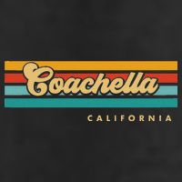Vintage Sunset Stripes C.O.A.C.H.E.L.L.A California Golf Towel