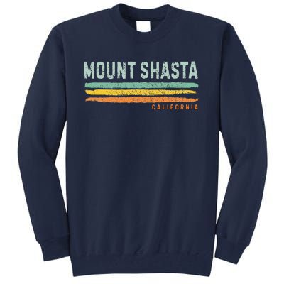 Vintage Sunset Stripes Mount Shasta Tall Sweatshirt