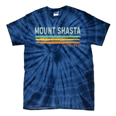 Vintage Sunset Stripes Mount Shasta Tie-Dye T-Shirt