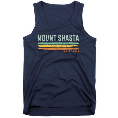 Vintage Sunset Stripes Mount Shasta Tank Top