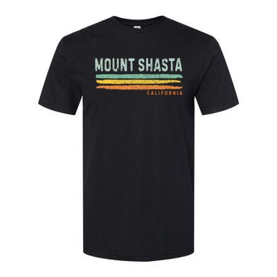 Vintage Sunset Stripes Mount Shasta Softstyle® CVC T-Shirt