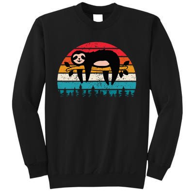 Vintage Sunset Sloths Sweatshirt